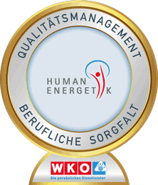 Logo Qualitätsmanagement Berufliche Sorgfalt der WKO - Humanenergetik